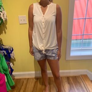 NWT Mittoshop tie front tank